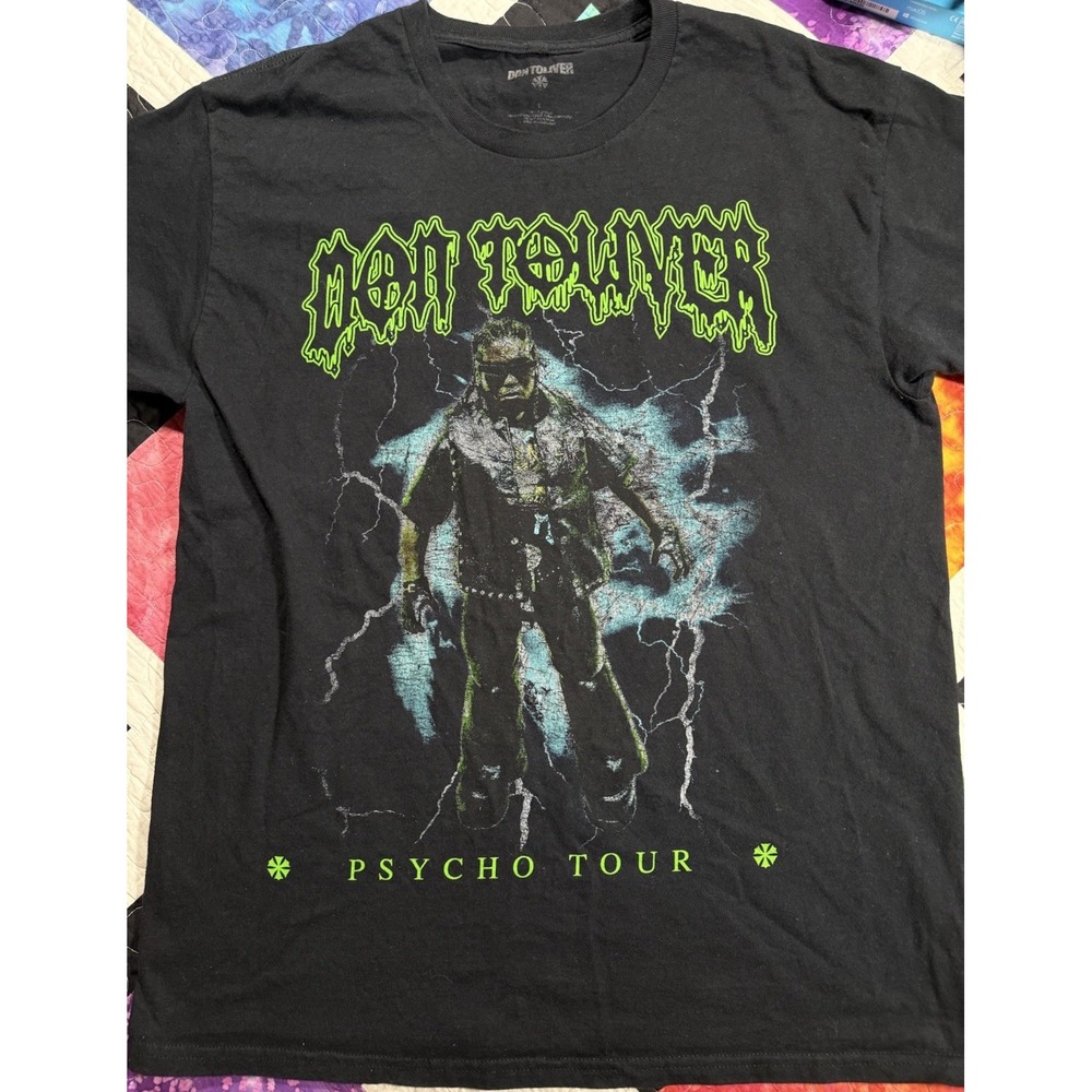 Rare Don Toliver Psycho Tour Rap Tee Europe Metro Boomin y2k Hip Hop Size L